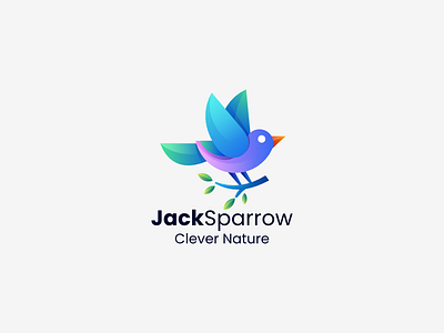 Sparrow 3d app branding colorful design graphic design icon illustration logo sparrow