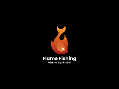 Flame Fish 3d app branding colorful design fire fish flame graphic design icon illustration logo