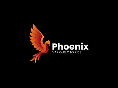 phoenix 3d app bird branding colorful design graphic design icon illustration logo phoenix