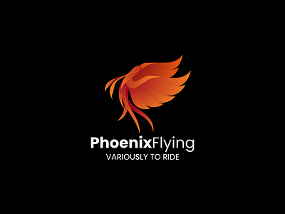 phoenix 3d app bird branding colorful design graphic design icon illustration logo phoenix