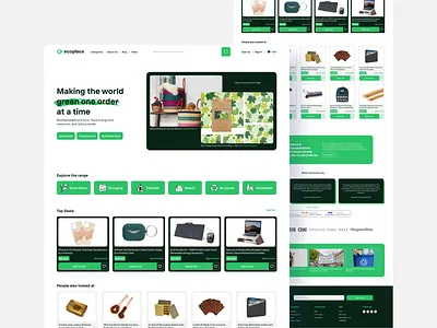 E-commerce store design commerce ui digital shopping e commerce landing page ecommerce ecommercelayout ecommercewebsite online store design onlineshopdesign product design productshowcase shopping landing page shopping ui design sustainabledesign uidesign uxdesign