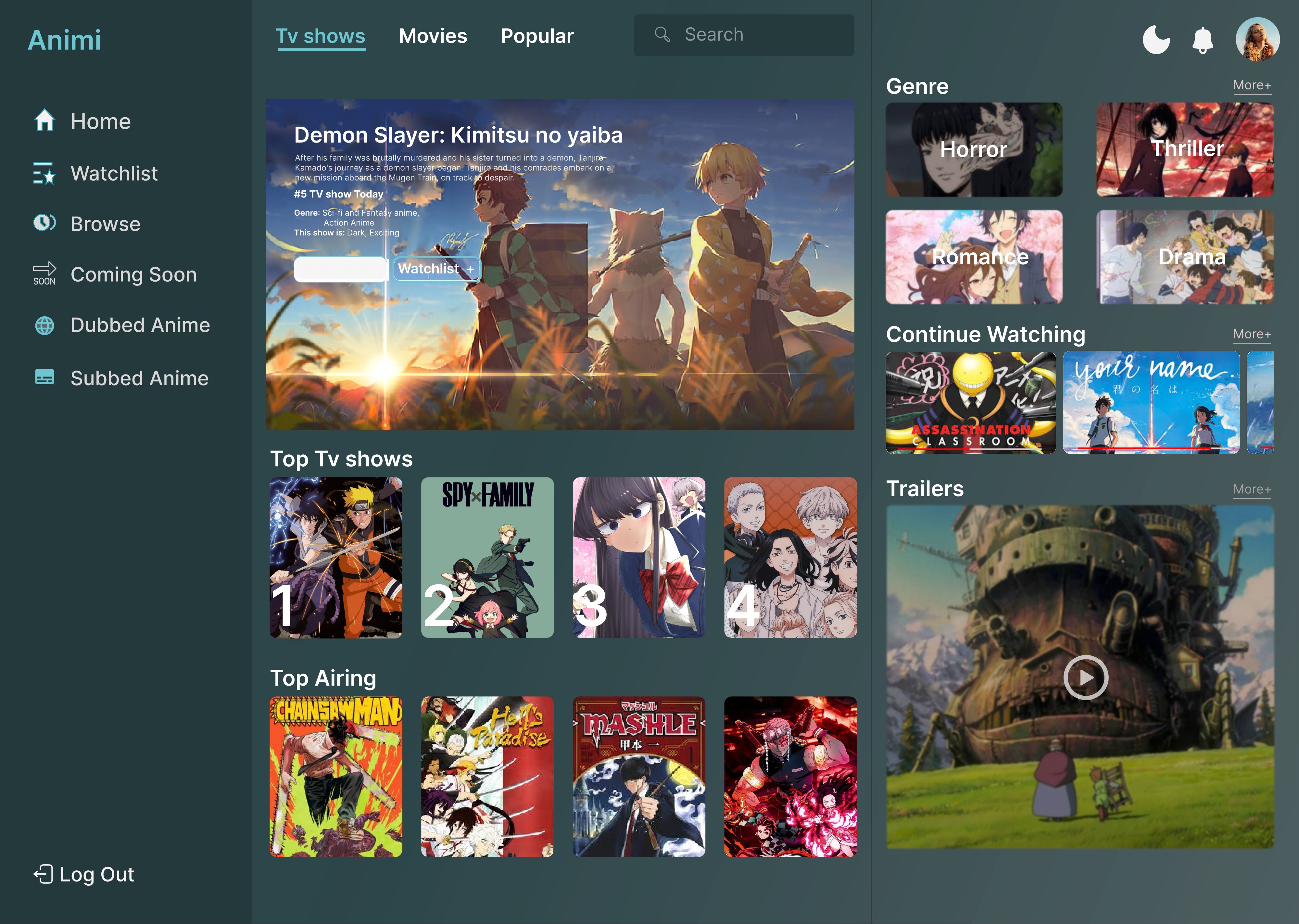 Browse thousands of Anime Website images for design inspiration