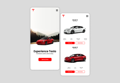 Tesla - App Design