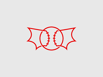 Baseball Bat baseball concept design graphic design idea illustrator logo logo design simple sports vector
