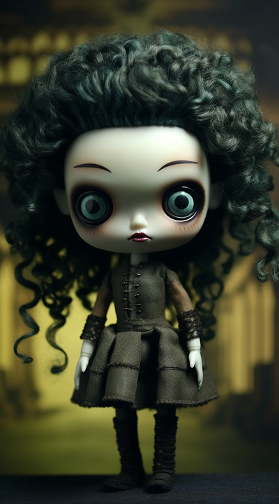 CGI Gothic Blythe Doll design graphic design graphicdesign illustration motion graphics