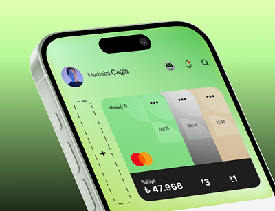 Garanti BBVA Mobile App Redesign — Financial Services Company app design figma finance fintech logo mockup redesign ui ux vector yellow