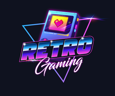 Ilustración retro gaming