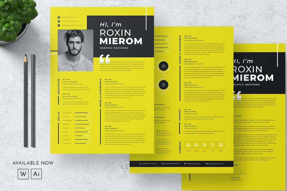 Resume Word clean resume creative resume curriculum vitae cv cv template free cv free cv template free resume free resume template minimal resume modern cv modern resume portfolio professional resume resume resume cv resume template template ui website
