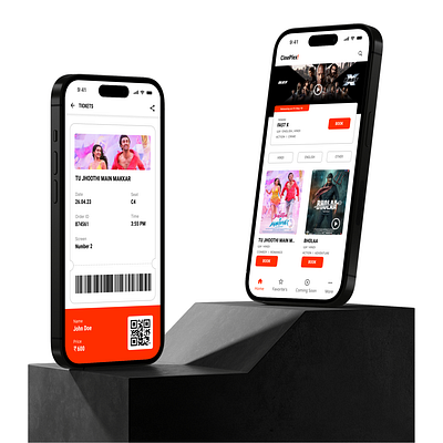 Movie Trailer & Booking App app design figma ios mobile design movie movie ticket app movie trailer app product design project ui user interface ux