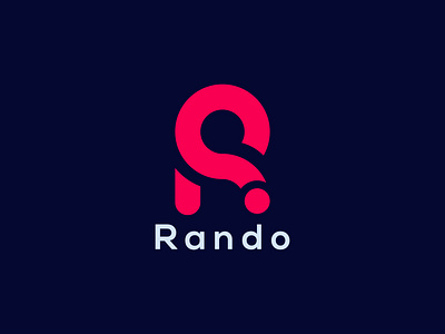 Rando app branding design graphic design icon illustration logo minimal ui vector