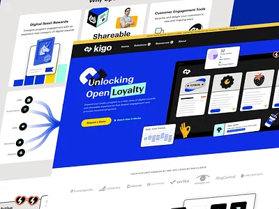 Loyalty program web app landing page app branding business design internet landing page loyalty modern program reward shopify ui unlock ux web app webflow wordpress