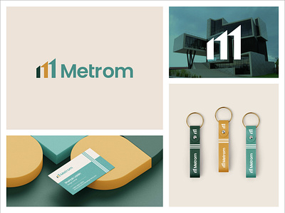 Metrom Logo | Real Estate Logo | Letter M Logo app app logo branding building logo corporate corporate logo creative creative logo design development logo gaming logo graphic design home logo house logo logo metrom logo minimal logo modern logo real estate logo retail logo