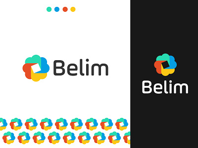 Belim Abstract logo brand brand identity branding colorful logo logo logo design minimal startup logo