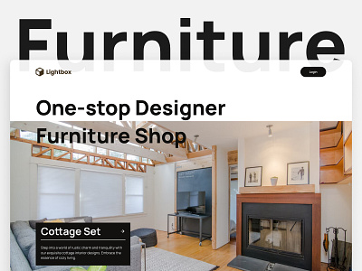 Furniture E-commerce Website app design ecommerce furniture landing page ui ux website design