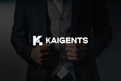 Mens fashion brand logo; letter K and tie brand branding concepttual logo fashion gents fashion graphic design logo logo design mens fashion