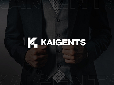 Mens fashion brand logo; letter K and tie brand branding concepttual logo fashion gents fashion graphic design logo logo design mens fashion