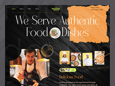 Continental recipe web header design continental food cook creative food home delivery landing page modern recipe restaurant ui ux web header