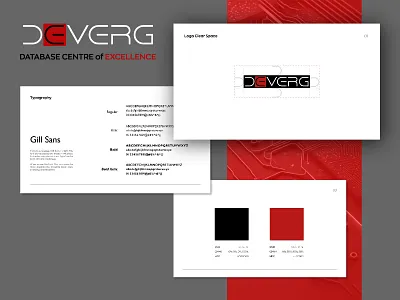 Branding Design for Deverg 2d 2d art brand branding branding guideline colors design digital digital art fonts graphic design guidelines identity branding logo modern tech tech brand typography