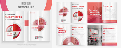 8 Pages Brochure Design advertisement biofold brochure branding brochure business company profile corporate graphic design interior design brochure marketing minimal uniqe