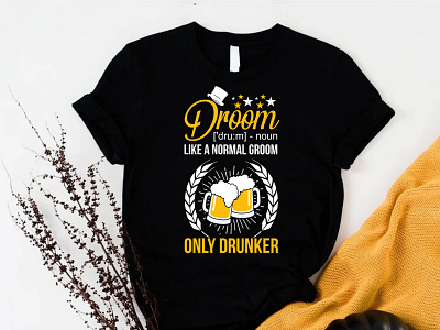 Droom Drunker T-SHirt Design beer beer drinker beer drunker beer graphic shirt branding cafepress design drink drinker t shirt droom droom typography shirt drunker graphic design groom illustration logo merch by amazon print on demand teespring typography