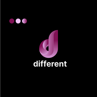 D letter logo, Gradient logo, behance logo, Fivver logo 3d animation branding design graphic design illustration logo motion graphics ui vector