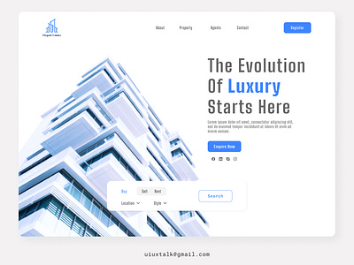 Real estate website design designs real estate landing page real estate web designing real estate website ui uiux design uiux designer uiux designers uiux designs