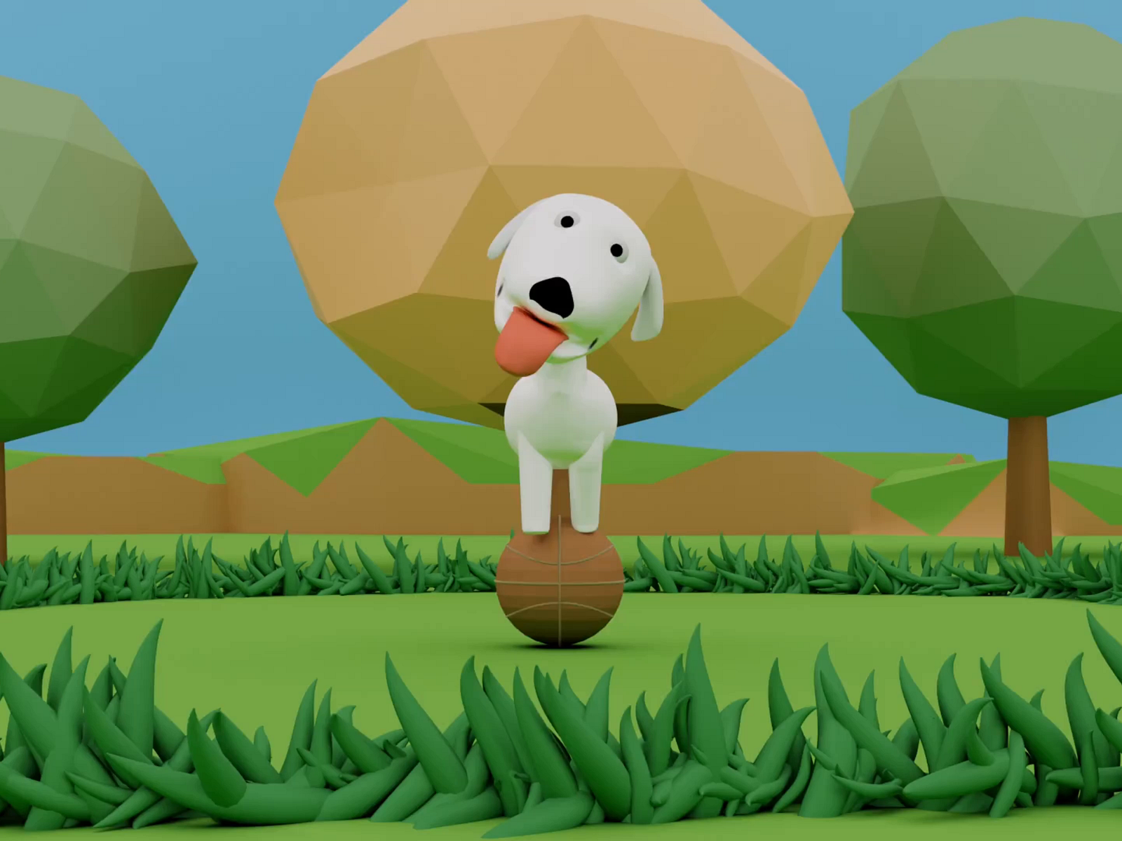 White Dog, White Dog, What Do You See? by Terry Wang on Dribbble