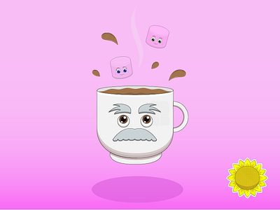 I don’t like hot drinks but I like this ☕️ animation design illustration motion graphics