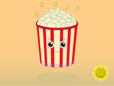 The only snack better than popcorn is you 🍿 animation design illustration motion graphics