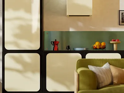 Kitchen 3d branding graphic design