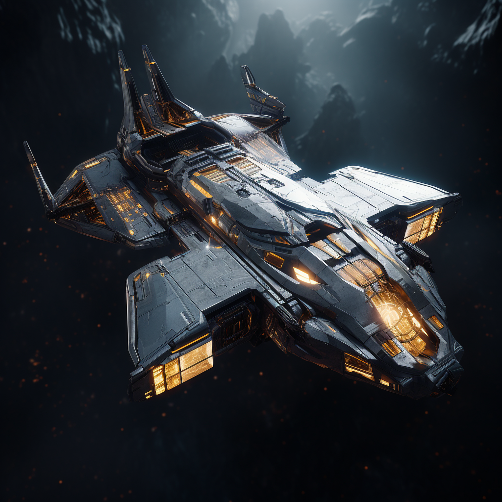 Starfield Stealth Ships by Evoken Art on Dribbble