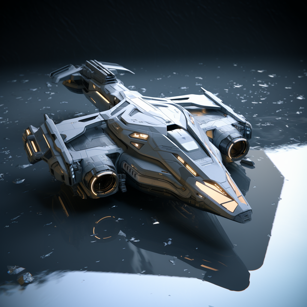 Starfield Stealth Ships by Evoken Art on Dribbble