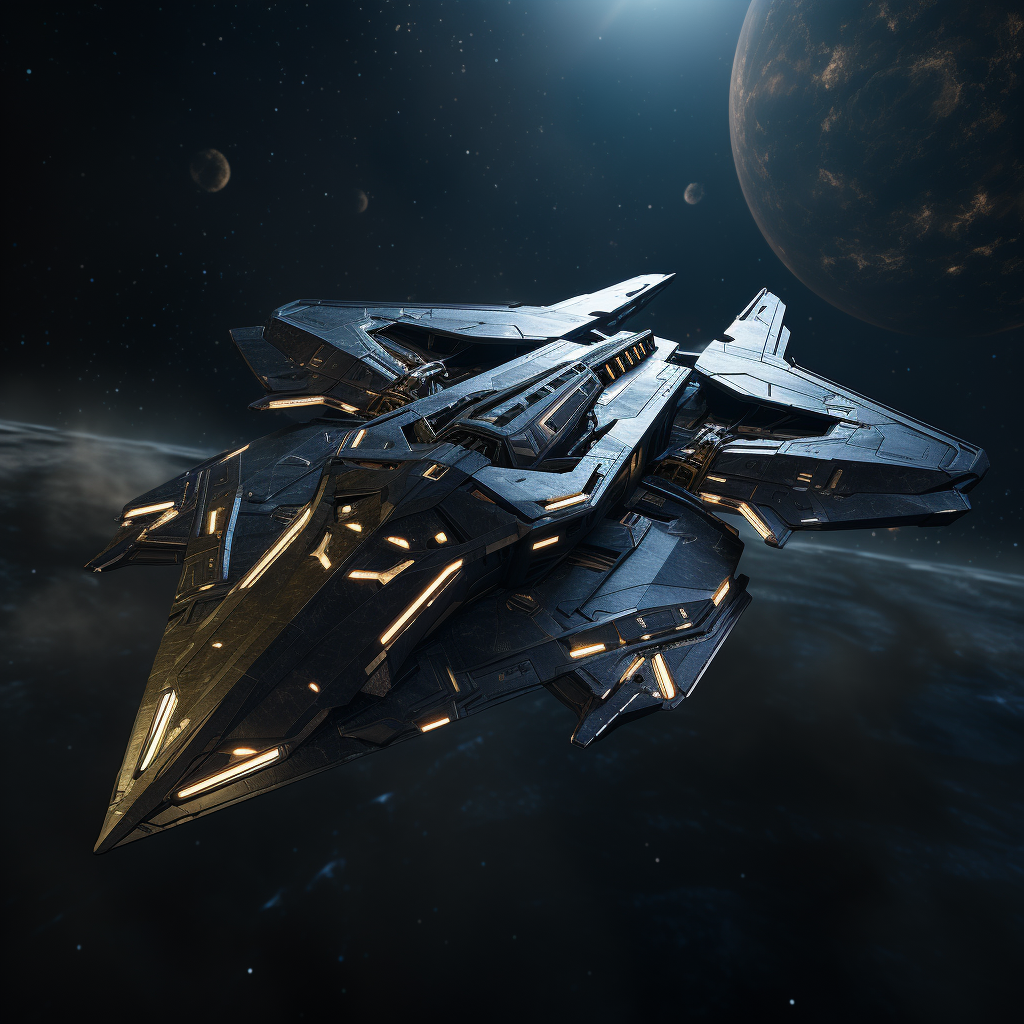 Starfield Stealth Ships by Evoken Art on Dribbble