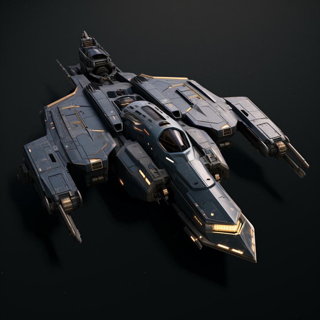 Starfield Stealth Ships by Evoken Art on Dribbble