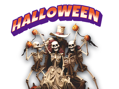 Halloween Special Party Skeletons citrouille fun party special party squelette squelettes svg halloween
