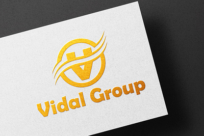 Vidal Group minimalist logo design 3d branding design graphic design illustration illustror logo logo design minimalist ui vector