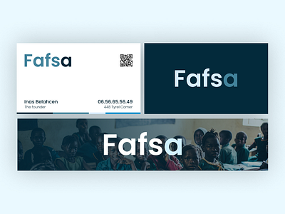Fafsa Logo - Capturing the Essence of Digital Education android business card card education graphic design logo school ui user friendly