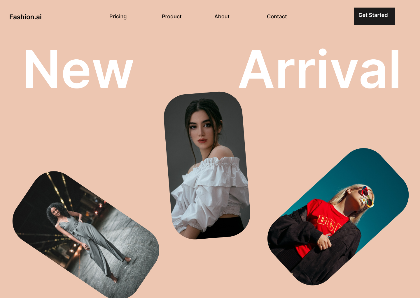 Animated landing page for Clothing brand. by Junaid.Developer on Dribbble