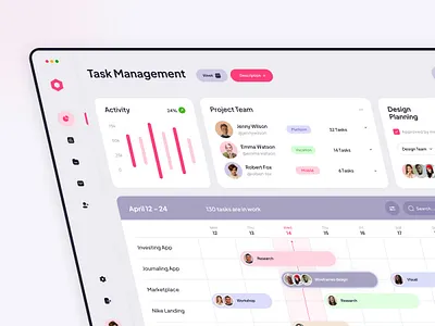 Task Management Dashboard branding dashboard graphic design management task dashboard task management dashboard ui ui designer uiux designer ux designer