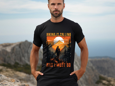 Hiking T-Shirt Design adventure clothing hikelife hiker man hikerfashion hiking t shirt design hikingadventure illustration mountain mountainelevation summitseekers tee design trailblazers tshirtdesign typography t shirt vector graphic