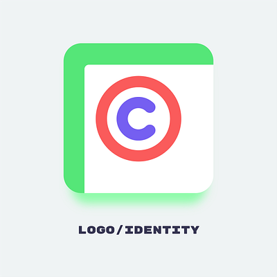 Identity Icon app app icon big brand branded branding c colorful copyright design designer flat freelance icon icons logo logomark mark ui