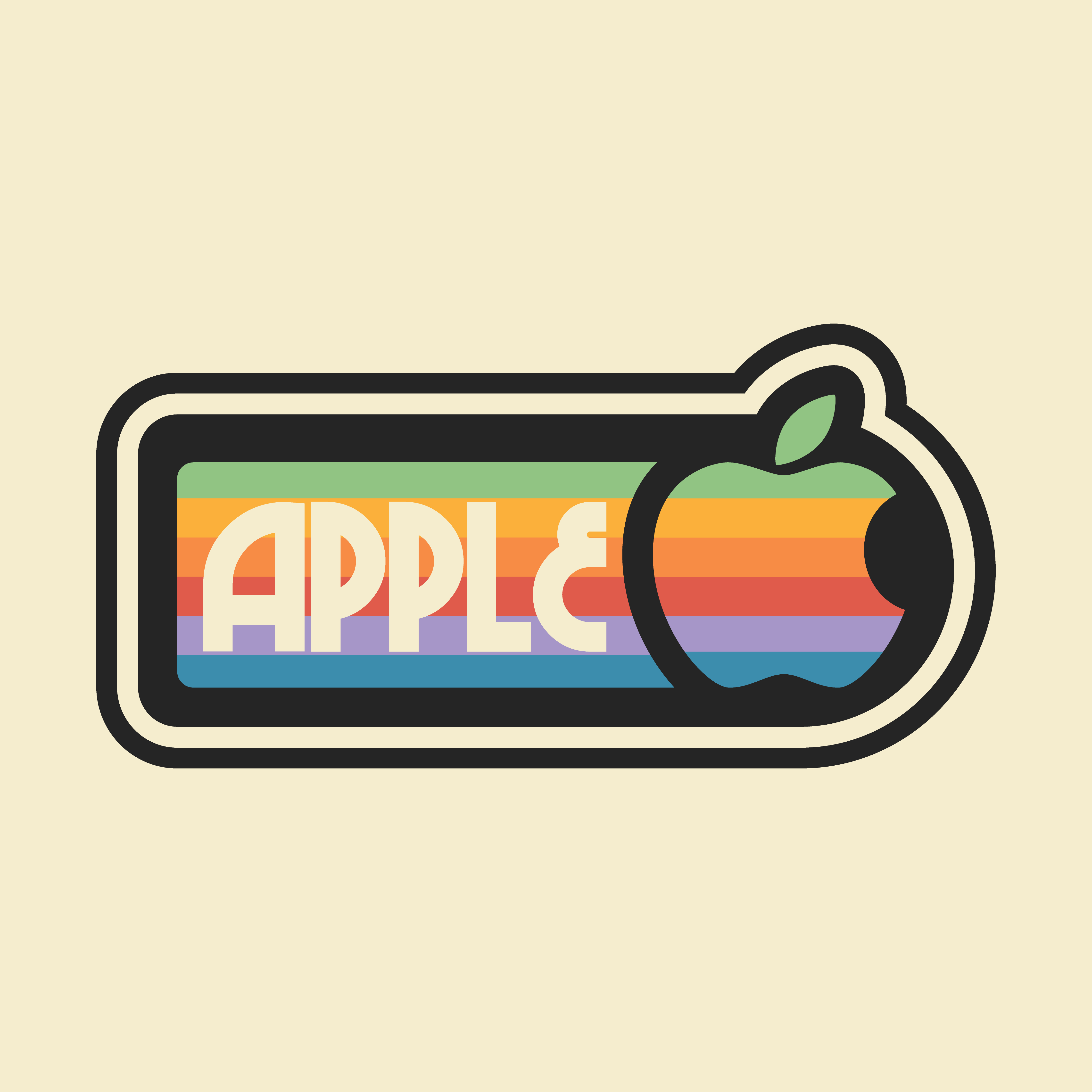 Rainbow Apple Logo Wallpaper Download | MobCup