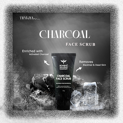 Face Scrub Design illustration photoshop