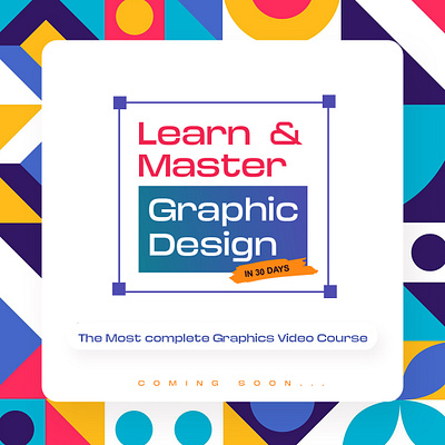 Learn and Master Graphic design in 30 days albumcover