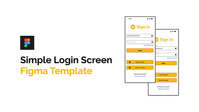 Simple Login Screen app app design design figma login screen ui