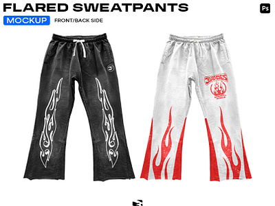 Flared Sweatpants Mockup apparel apparel design apparel mockup clothes mockup clothing clothing brand clothing design clothing mockup design fashion mockup flared sweatpants flared sweatpants mockup pants pants design pants mockup streetwear brand streetwear clothing sweatpants sweatpants design sweatpants mockup