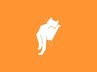 cat character design flat icon illustration illustrator logo ui vector waldek