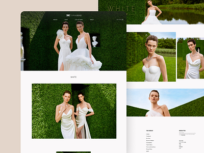 Tarık Ediz: Website design fashion ui ux website