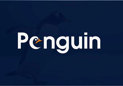 Penguin Text Logo design. Typography logo,wordmark logo design colorful logo company brand logo design illustration letter logo lettering logo logo logo design luxury logo media logo minimalist logo modern logo penguin logo penguin text logo design text logo typography logo wordmark logo