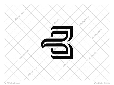 Logo B or 3 Eagles 3 eagle initial letter b logo logodesigner modern